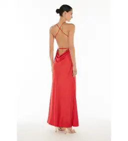 Manning Cartell Saturation Point Slip Maxi Dress in Red Size 10 for rent on The Volte - image 3
