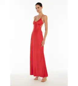 Manning Cartell Saturation Point Slip Maxi Dress in Red Size 10 for rent on The Volte - image 2