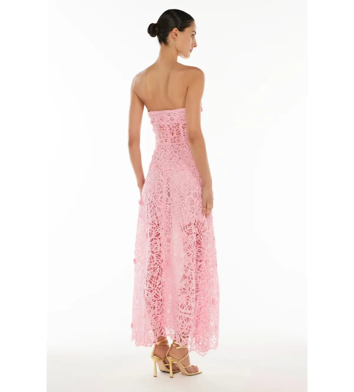 Manning Cartell Pink Tea Ceremony Maxi Dress In Pink Size 6 - Image 2