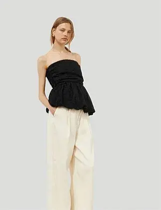 Blanca Tiffany Top Balck Size for rent on The Volte - main image