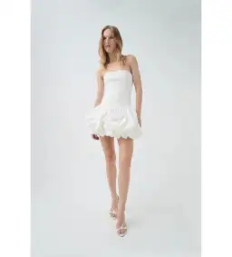 Aje Violette Bubble Mini White Size 8 for rent on The Volte - image 1