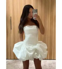 Aje Violette Bubble Mini White Size 8 for rent on The Volte - image 5