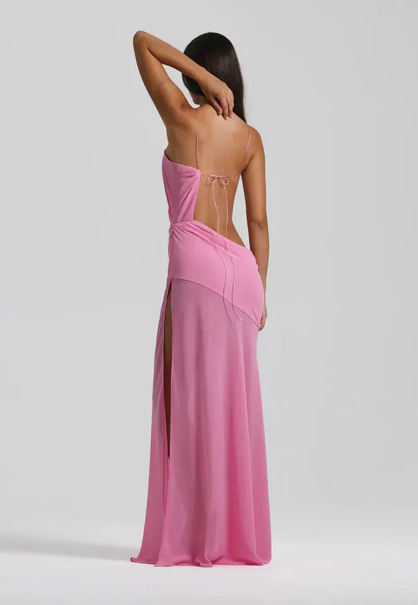 Natalie Rolt Pink Dahlia Dress Size AU 8 for rent on The Volte - main image