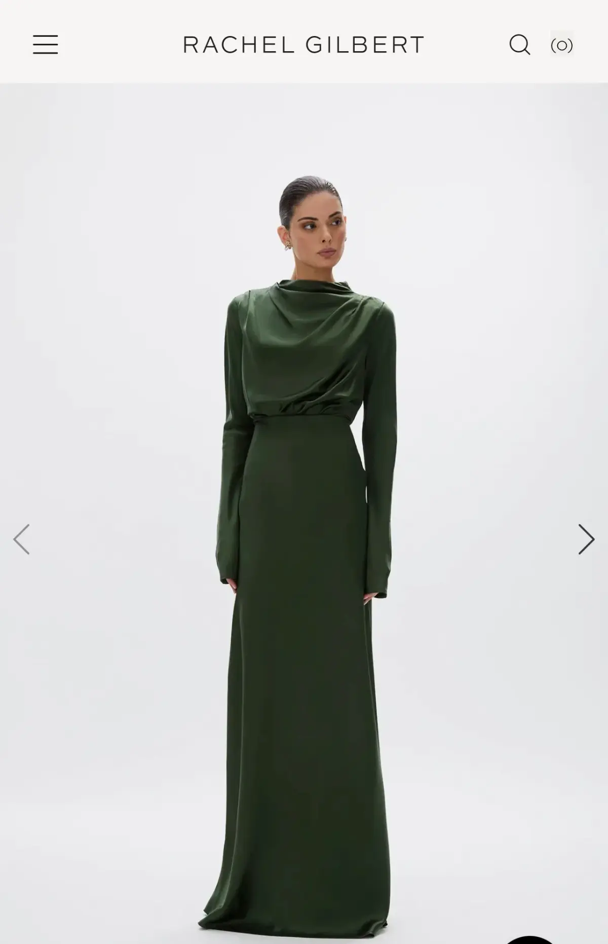 Rachel Gilbert Lucielle Gown Size 8 - Image 1