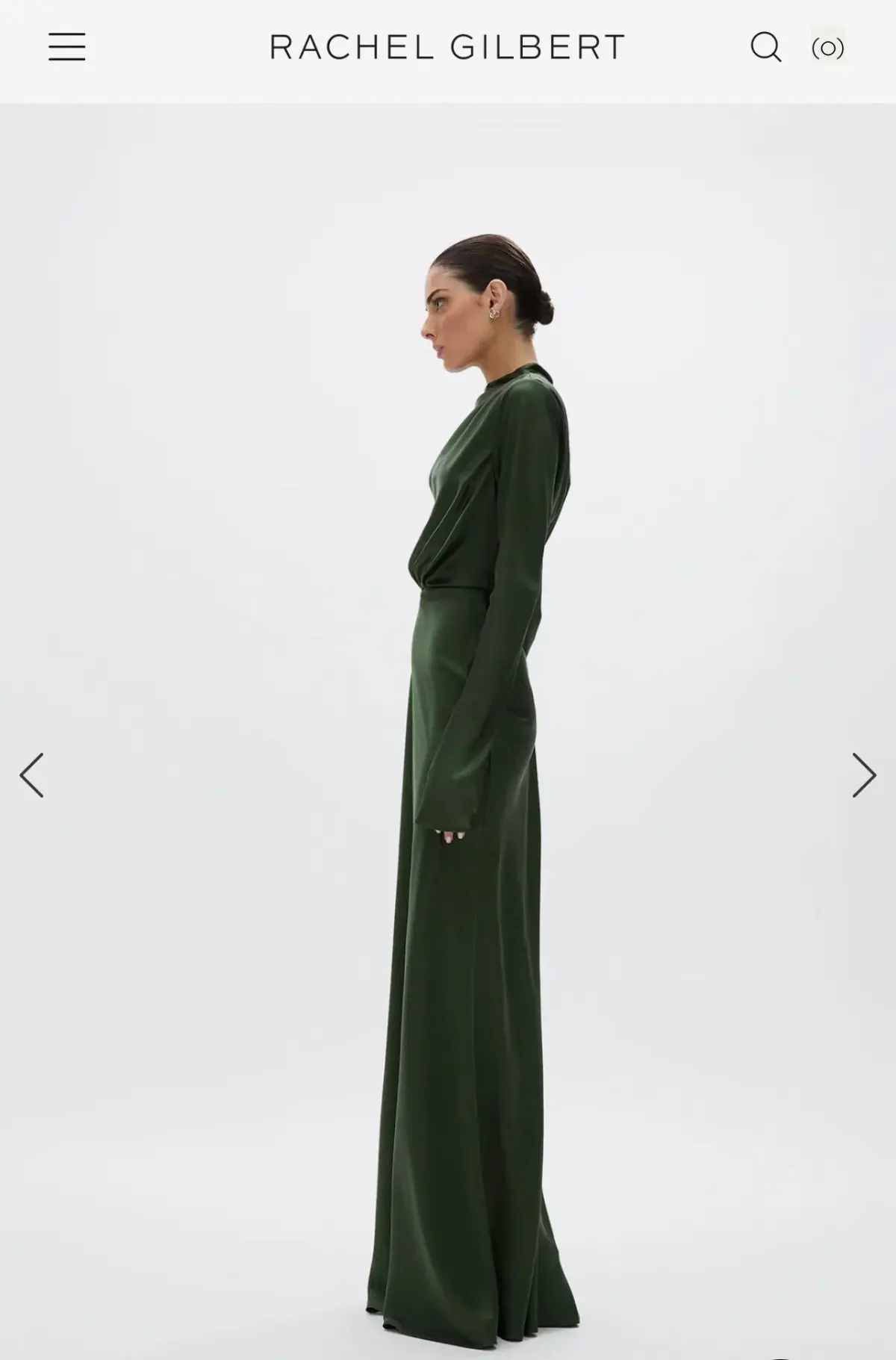 Rachel Gilbert Lucielle Gown Size 8 - Image 3