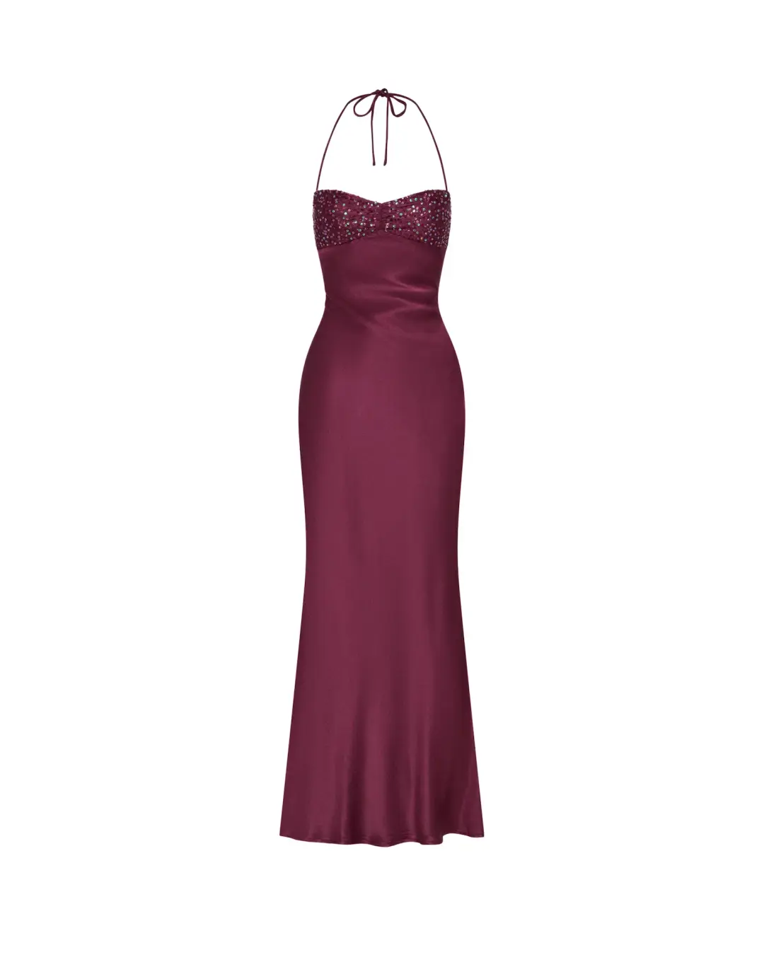 I Am Delilah Jade Maxi Dress in Berry Size M AU 10 for rent on The Volte - main image