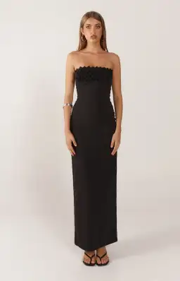 Ance Gria Margo Maxi Dress Black Size 8 for rent on The Volte - image 1