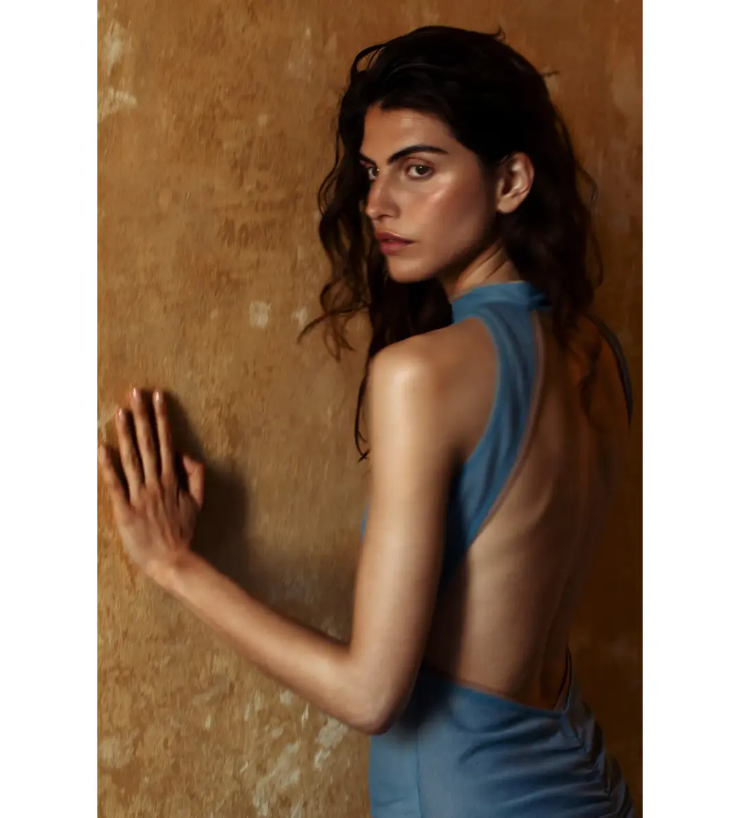 Sir The Label Ruby Open Back Gown in Aqua Size 10 for rent on The Volte - main image