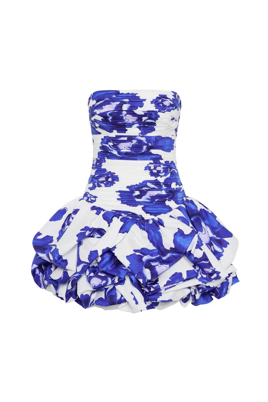 Aje Violette Bubble Hem Mini Dress in Blue Size AU 6 for rent on The Volte - main image