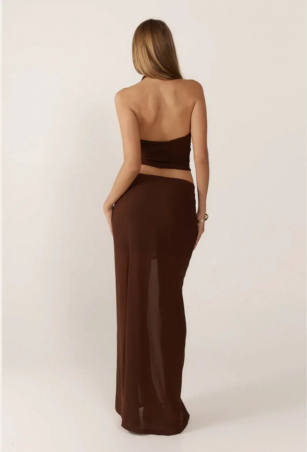 Ance Gria Nellie Set Brown Size 8/S for rent on The Volte - main image