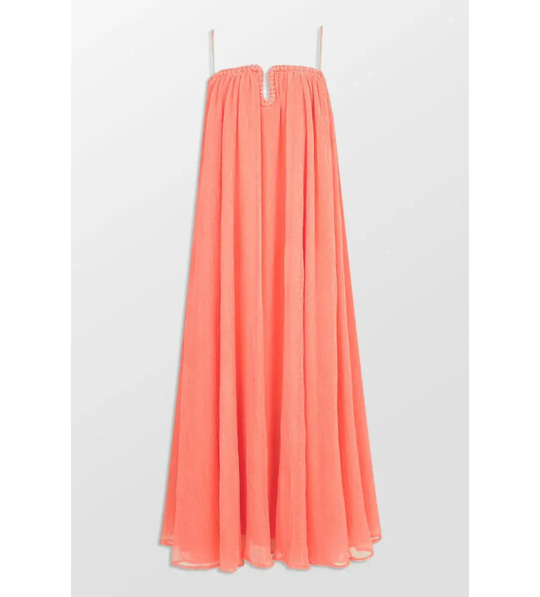 Aje Filigree Sweetheart Midi Dress Sunset Orange Size AU 12 for rent on The Volte - main image