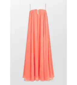 Aje Filigree Sweetheart Midi Dress Sunset Orange Size AU 12 for rent on The Volte - image 6