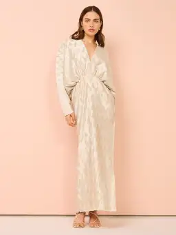 Lidee De Luxe Gown Champagne Maxi Size AU 10 for rent on The Volte - image 1