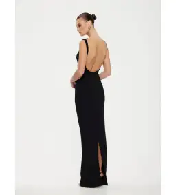 Effie Kats Verona Gown in Black Size AU8 for rent on The Volte - image 3