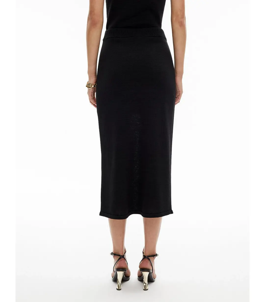 Witchery Knit Maxi Skirt Black Size for rent on The Volte - main image