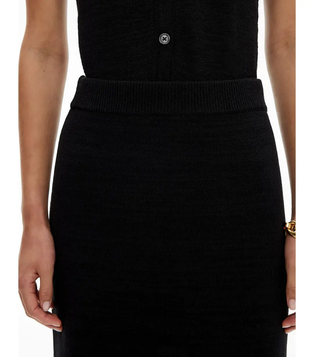 Witchery Knit Maxi Skirt Black Size for rent on The Volte - main image