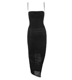 House of CB Fornarina Organza Mesh Maxi Dress Black Size AU 12 for rent on The Volte - image 6