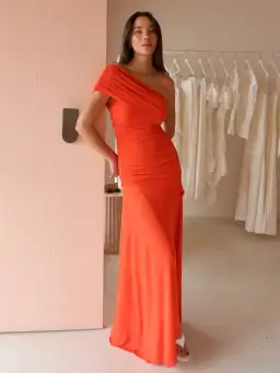 By Nicola By Nicola Fiesta Off Shoulder Maxi Dress in Fiesta Size 8 for rent on The Volte - image 1