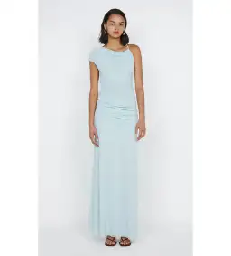 Bec & Bridge Alara Asym Maxi Dress Ocean Mist Size 8