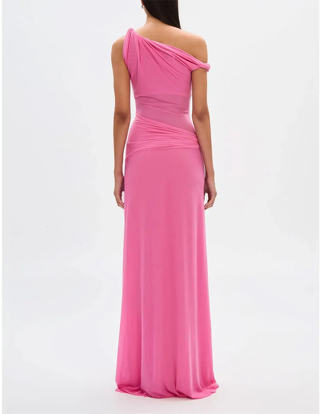 Misha Sisal Mesh Maxi Dress Orchid Pink Size 8 for rent on The Volte - main image