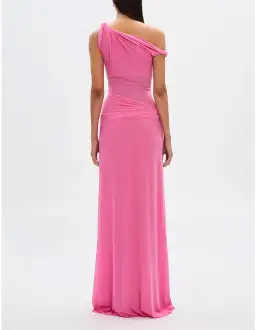 Misha Sisal Mesh Maxi Dress Orchid Pink Size 8 for rent on The Volte - image 4