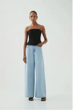 Aje Otta Bustier Black Size 6