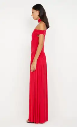 Bec & Bridge Deija Offshoulder Maxi Dress Strawberry Size 12 for rent on The Volte - image 4