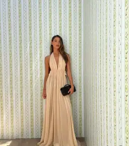 Arcina Ori Florence Maxi Dress Stone Size XS / AU 6 for rent on The Volte - image 4