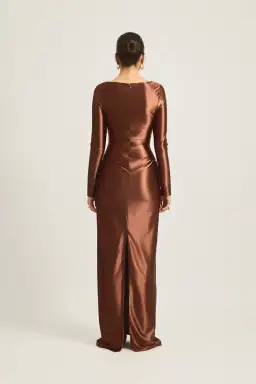 Tojha Hadleigh Maxi Dress Brown Size 10 for rent on The Volte - image 6