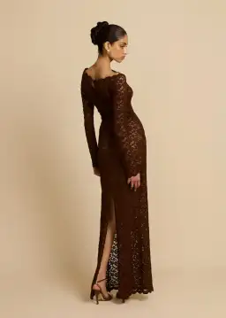 Arcina Ori Monet Maxi Dress Brown Size S / AU 8 for rent on The Volte - image 8