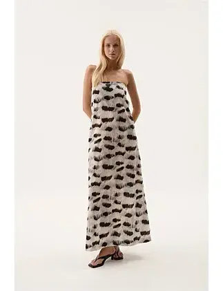AJE Airlie Strapless Maxi Dress Multi Size 8/S for rent on The Volte - main image