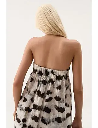 AJE Airlie Strapless Maxi Dress Multi Size 8/S for rent on The Volte - main image