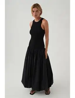 Havana Bubble Midi Dress Black Size 8/S for rent on The Volte - image 5