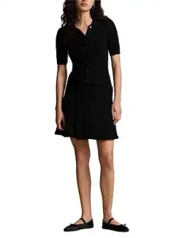 Ralph Lauren Cable-knit Polo Cardigan Black for rent on The Volte - image 4