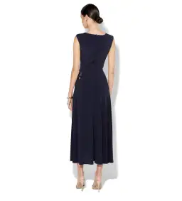 Montique Mia Jersey Midi Dress Navy Size 12 for rent on The Volte - image 4