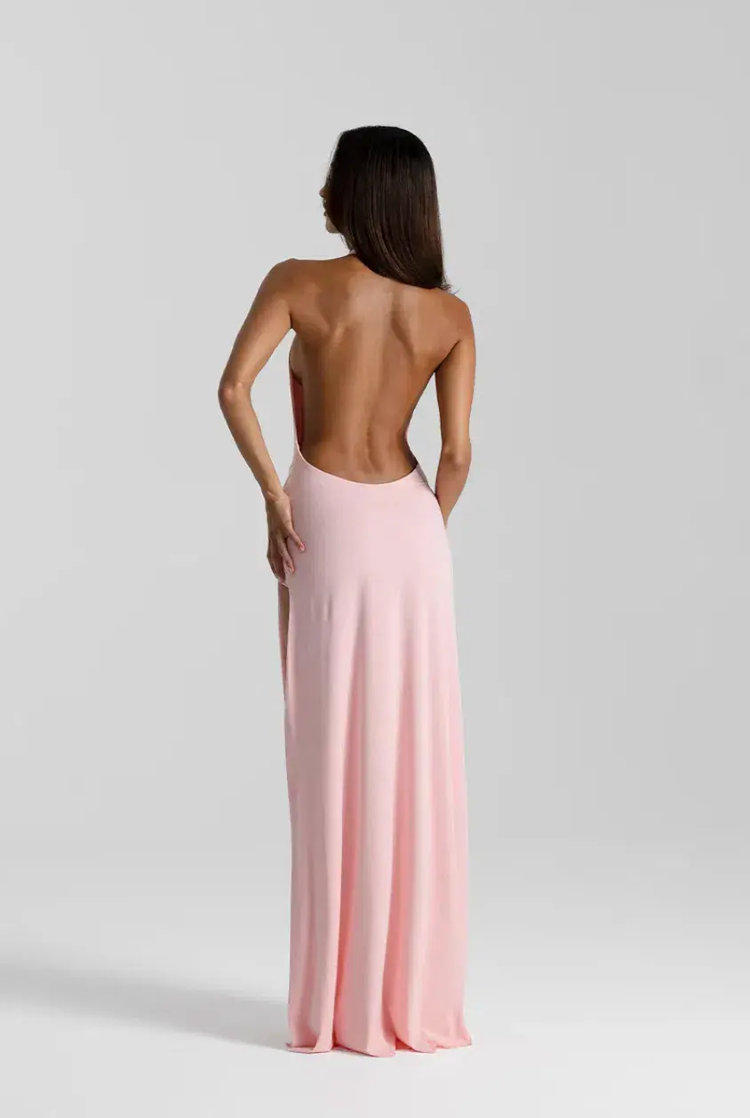Natalie Rolt Winona Gown in Blossom Pink Size 0 / AU 6 for rent on The Volte - main image