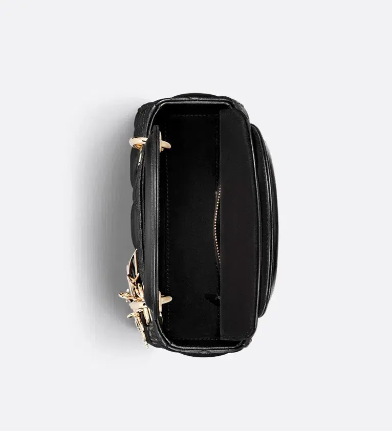 Mini Lady Dior Bag Black Cannage Lambskin for rent on The Volte - main image