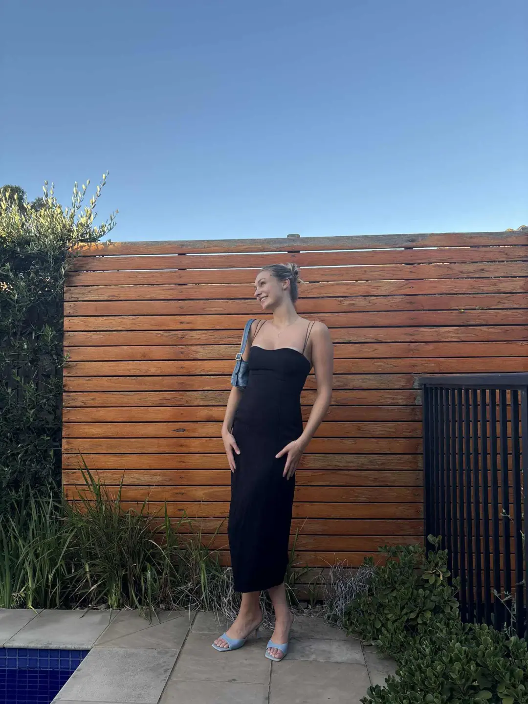 Viktoria and Woods Generation Midi Dress in Black Size S/ AU 8 for rent on The Volte - main image