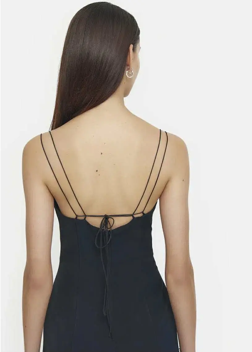 Viktoria and Woods Generation Midi Dress in Black Size S/ AU 8 for rent on The Volte - main image