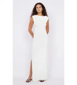 Bec + Bridge Martha Asym Maxi Dress in White Size 8 for rent on The Volte - image 1