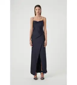 Camilla & Marc Bowery Slip Midi Dress in Navy Size 8 for rent on The Volte - image 1