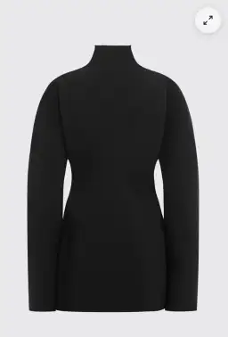 Lillian Khallouf Laff Dress in Black Size 8 for rent on The Volte - image 4