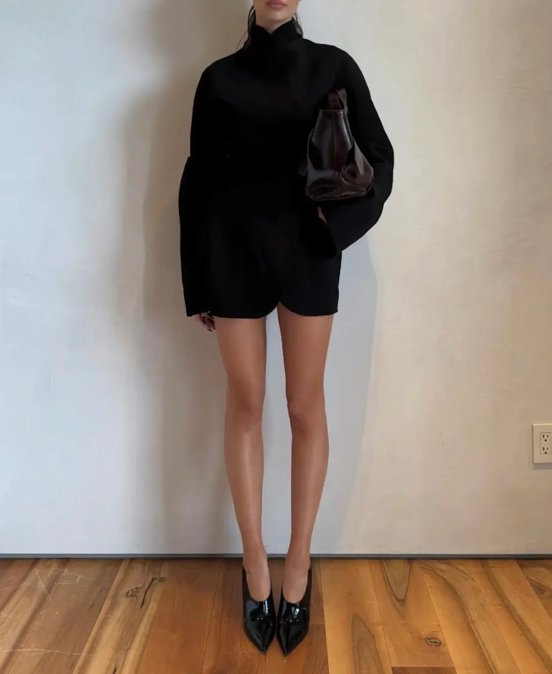 Lillian Khallouf Laff Dress in Black Size 8 for rent on The Volte - main image