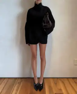 Lillian Khallouf Laff Dress in Black Size 8 for rent on The Volte - image 3