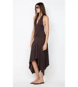 Bec & Bridge Nessie Halter Dress Dark Chocolate Size 10 for rent on The Volte - image 2