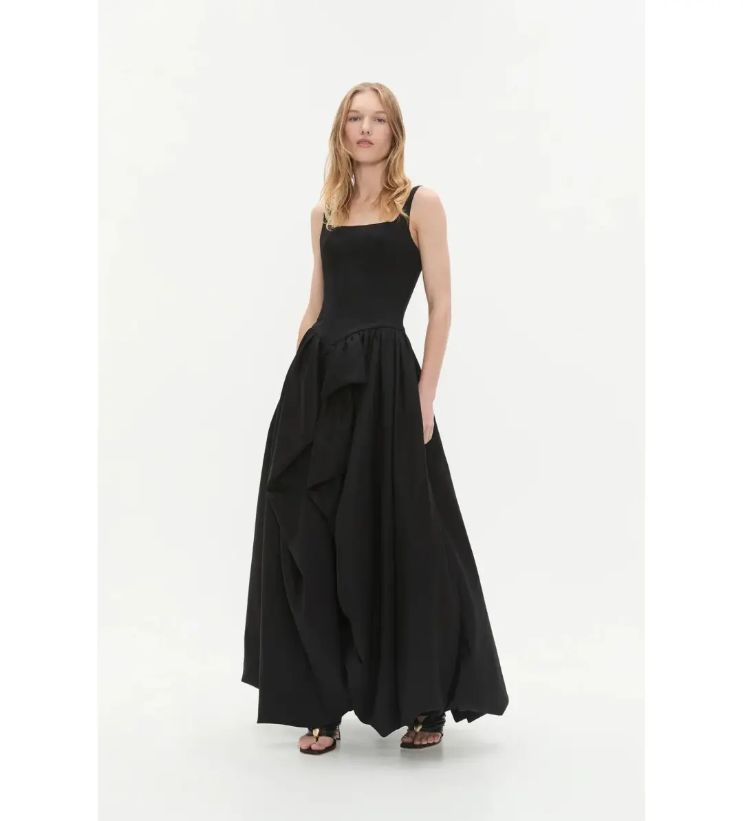 Aje Alani Gown Black Size AU 12 for rent on The Volte - main image