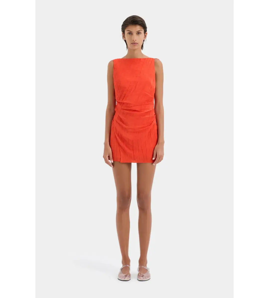 Sir the Label Ligera Mini Dress Tangerine Size 2 AU 10 for rent on The Volte - main image