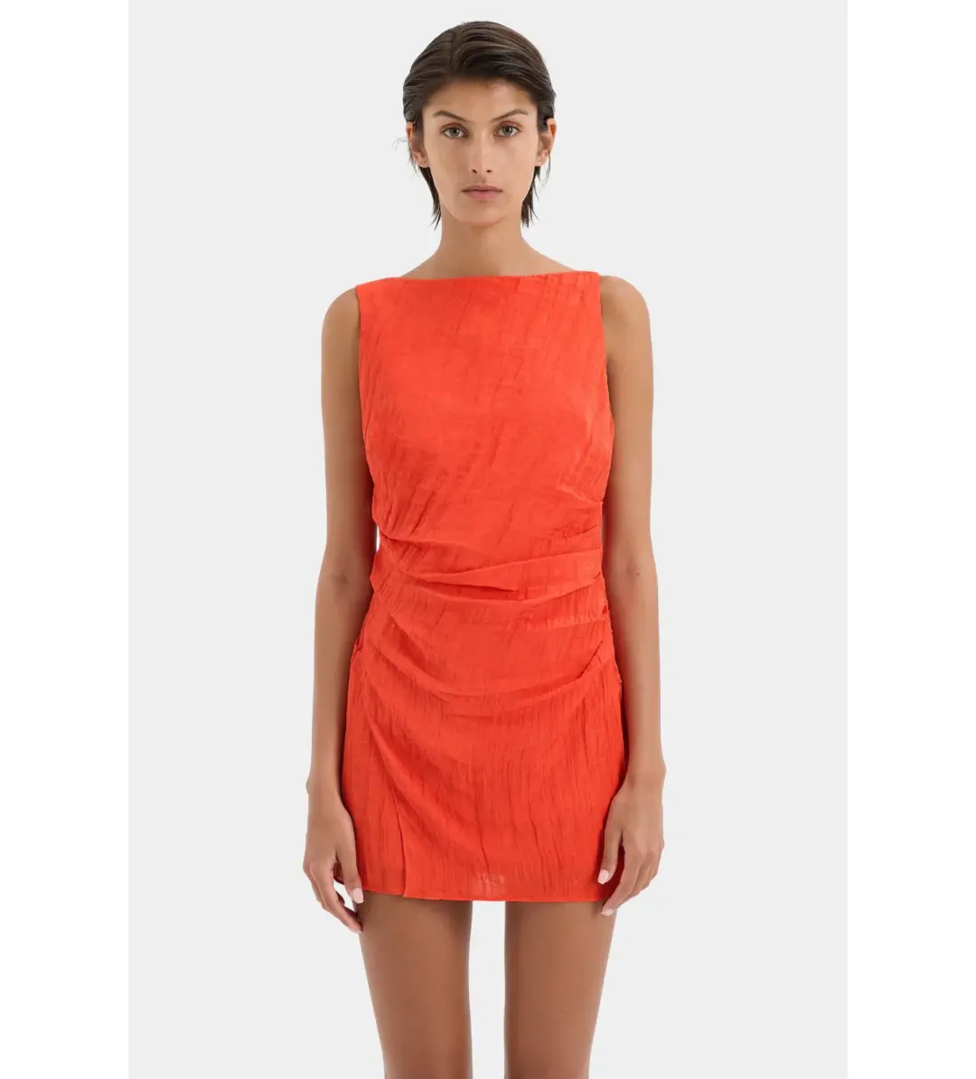 Sir the Label Ligera Mini Dress Tangerine Size 2 AU 10 for rent on The Volte - main image