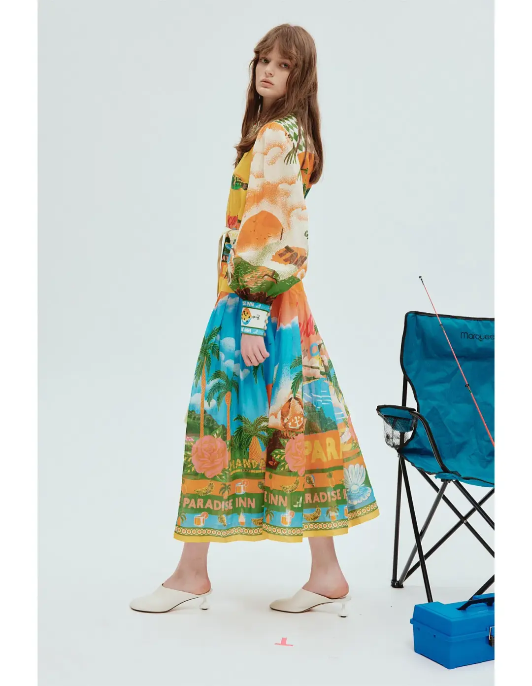 Alemais Paradiso Shirt Dress Multi Size 10 for rent on The Volte - main image