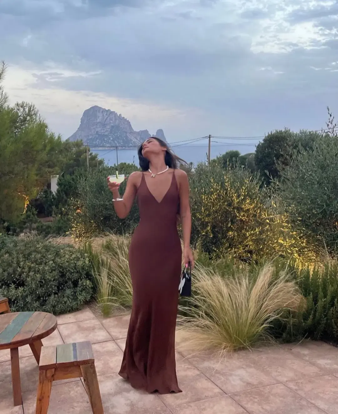 Rat and Boa Cocoa Anastasia Dress Brown Size 8 for rent on The Volte - main image